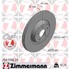 ZIMMERMANN 2 DISCHI FRENO ZIMMERMANN 250139620 250.1396.20