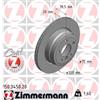 ZIMMERMANN 2 DISCHI FRENO POSTERIORI ZIMMERMANN 150345020 150.3450.20