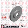 ZIMMERMANN 2 DISCHI FRENO ANTERIORI ZIMMERMANN 440311720 440.3117.20