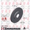 ZIMMERMANN 2 DISCHI FRENO ANTERIORI ZIMMERMANN 430149852 430.1498.52