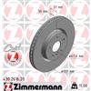 ZIMMERMANN 2 DISCHI FRENO ANTERIORI ZIMMERMANN 430261620 430.2616.20