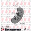ZIMMERMANN 2 DISCHI FRENO POSTERIORI ZIMMERMANN 470244900 470.2449.00