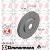 ZIMMERMANN 2 DISCHI FRENO ANTERIORI ZIMMERMANN 430264220 430.2642.20
