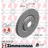 ZIMMERMANN 2 DISCHI FRENO ANTERIORI ZIMMERMANN 400362420 400.3624.20