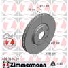 ZIMMERMANN 2 DISCHI FRENO ANTERIORI ZIMMERMANN 400367420 400.3674.20