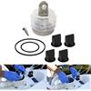 4x Valvole Duckbill Pompa a Soffietto per Dometic S Modello SW12/SW24 Plastica N
