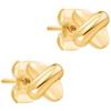 s.Oliver Orecchini - eleganti orecchini a cerchio in acciaio inox lucido - oro, impermeabili e delicati sulla pelle