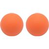 HappyStream Confezione da 2 palline da massaggio rigide per lacrosse HappyStream. Palline rigide per punti di innesco per yoga fisioterapia Rilassamento muscolare a rilascio miofasciale Massaggio dei punti di ag