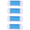 Mipcase Ricambi Plastico Elettrico 10 Rulli Esfoliante Pezzi per Piedi Blu | Accessorio per Cura Piedi, Design Portatile Ergonomico, Uso Dispositivo Elettrico