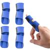 Sewokon 4 Pezzi Tutore Dito a Scatto,Tutore Dito,Stecche per le Dita,Stecca per Dito,Supporto per Dito,Stabilizzatore per Dita Rotte Tese Slogate Gonfie Artrite o Tendinite,Regolabile