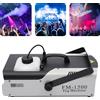 NONE Macchina del fumo portatile a LED con luci, macchina della nebbia 1500W con luci RGB 9x3W, controllo remoto DMX512, serbatoio da 2.5L per feste, DJ, matrimoni, discoteche ed effetti scenici