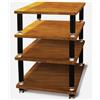 Norstone STABBL BAMBOO HIFI, mobile in metallo, ripiani in vero bamboo