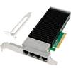 MicroConnect Adattatore Di Rete PCIe x8 X710-T4 Quad 10GbE (MC-PCIEX8-X710-T4)
