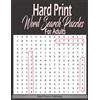Smart Creative Publishing Hard Print Word Search Puzzles For Adults (Tascabile)