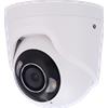 AJAX AJ-TURRETCAM-8-HL-W TELECAMERA TURRET IP 8 MPX DUAL ILLUMINATOR IR E LUCE BIANCA 50 MT.