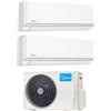 Midea Climatizzatore Midea Dual Split ELEGANCE M3OG-21HFN8-Q 12000+12000 R-32 Wi-Fi Integrato