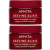Apivita Beevine Elixir Crema Viso Antirughe Rassodante con Acido Ialuronico - Texture Leggera 2x50 ml