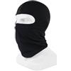 WARAGOD Cappuccio Solvig con 1 foro, nero,