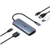 Icybox Docking Station Icybox Spade Dock 4081 100W USB 3.2 tipo C per Notebook Argento [IB-DK4081-SO]