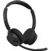 Cuffie Jabra Evolve3 45 Wireless Bluetooth con microfono Nero [ATJABVP00000845]