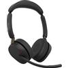 Cuffie Jabra Evolve3 65 Wireless Bluetooth con microfono Nero [ATJABVP00000861]