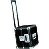Reloop 120 Trolley Record Case - classica custodia per dischi con telaio a trolley, telaio a trolley rimovibile, costruzione robusta, nero