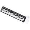 Vaguelly Pianoforte Elettronico Pieghevole Arrotolabile 49 Tasti Nero | Silicone, Abs e Componenti Elettronici, Portatile per Adulti e Ragazzo Ragazza, Tastiera Chiudibile