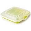 IBILI - Porta sandwhich taper salsicce formaggio, 14,5 x 3,6 cm, plastica priva di BPA, riutilizzabile, verde