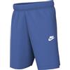 Nike K NSW Club Knit Short 6IN LBR Comet Blue/Comet Blue/Bianco