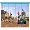 AG Design Heroes of Toy Story - Tende per cameretta bambini, 2 pezzi, multicolore, 180 x 160 cm