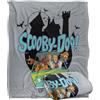 LOGOVISION Scooby Doo! Drive! Mystery Machine Coperta super morbida al tatto setoso - 152 x 127 cm