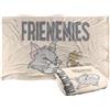 LOGOVISION Tom And Jerry The F Is For Frenemies Coperta super morbida al tatto setoso - 91 x 147 cm
