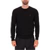 Polo Ralph Lauren Maglione nero girocollo in lana lavabile con pony