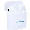 Grundig - Cuffie in ear senza fili - Bluetooth 5.0 - Bianco - con custodia di ricarica e microfono - Auricolari, cuffie, auricolari stereo, cuffie