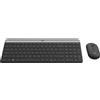 Logitech Slim Wireless Combo MK470 - Set di tastiera e mouse