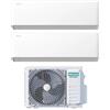 Hisense Condizionatore Hisense Dual Split UNI HB 7+12 con 2AMW52U4RXC R-32 Wi-Fi Integrato