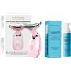 Glow Cocktail Massaggiatore Anti Età per Viso e Collo Rosa con Siero a
