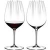 Riedel - Performance Merlot, Set 2 Calici Vino (cristallo) 83cl