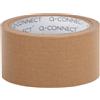 Q-Connect Nastro da imballaggio Q-Connect in carta Kraft 50 mm x 50 m 130 µm - conf. 6 pzrotoli - scrivibile - KF17145 - F10666