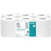 Papernet Carta igienica mini Jumbo Papernet con tecnologia Dissolve Tech 1 velo - bianco - conf. 12 pz - 416162 - F10688