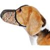 JOYPAWS Museruola per cani di taglia media, anti-morso, morbida, in rete d'aria, riflettente, regolabile, per toelettatura del pelo (arancione, M)