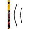 SWF Connect 2x Spazzole Tergicristallo K30 - Anteriore - 650 mm / 400 mm | Kit di 2 Spazzole Flat Blade, Prodotto in Germania, 507867