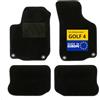DBS - Tappetini auto - su misura per Golf 4 (1998-2003) - con clip di fissaggio - Tappetini antiscivolo per auto - 4 pezzi