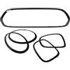 CCYLEZ Kit di Ricambio per Finiture della Cornice del Faro Adatto per Mini F55 F56 F57 One Adatto per S JCW 2014+ - Stile Arredamento Alla Moda - Previene i Graffi - per i Conducenti