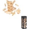 Spin Master Games, Cardinal Classics, Jumbling Tower, Gioco di Società, Pezzi di Legno da Impilare, Costruire e Far Cadere, 2-10 Giocatori, 6+ Anni