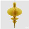 EDG Enzo De Gasperi Decoro Origami Trottola H.100 D.58 C4 Light Yellow
