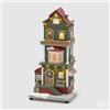 EDG Enzo De Gasperi Decoro Natale Casetta H 36 Cm L 17 Cm L 14,5 Cm Musica Led Green Red