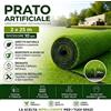 Api Tappeto Erba Artificiale 2x25 m 10 mm di spessore