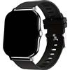 MODEO Smartwatch con chiamate Bluetooth e schermo touch completo - Black China Mainland