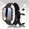 MODEO Smartwatch con chiamate Bluetooth e schermo touch completo - Black ML Black China Mainland